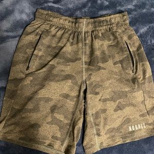 NOBULL lightweight knit camo men’s shorts